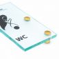 Preview: Tuerschild VITRUM B Glasschild Beschilderung fuer Buero 170 90 mm